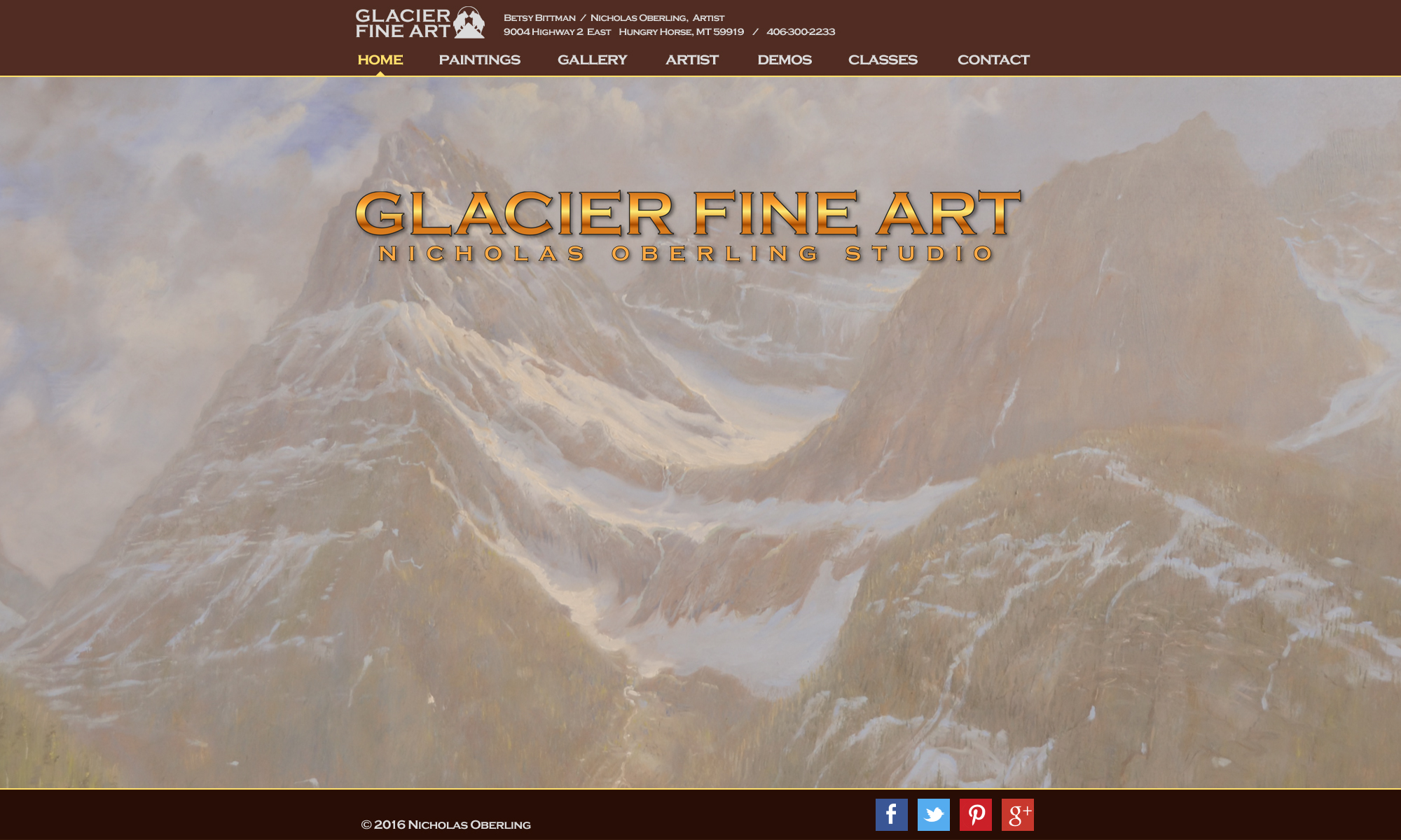 website design image painting of mountains