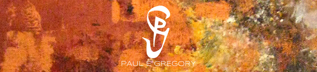 Paul E Gregory Fine Art Custom Website and logo