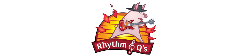 Rhythm and Q's logo and branding graphic design